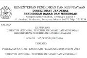 Penetapan SMKS TI Muhammadiyah 11 Sibuluan sebagai Penyelenggara K-13