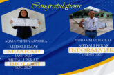 SMKs TI Muhammadiyah 11 Sibuluan memperoleh piagam penghargaan 1 Medali emas dan 2 Medali Perak